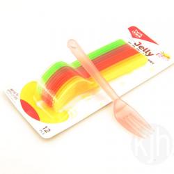 多彩喱叉，12支/板