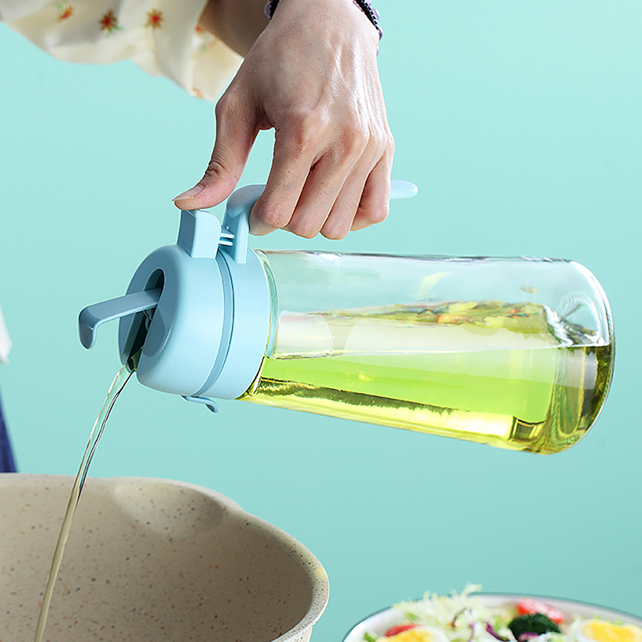 可靈自動(dòng)開合玻璃油壺