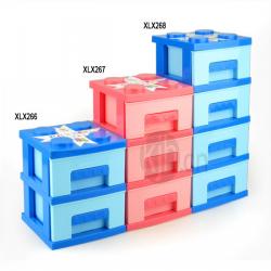 積木小層柜（正方2小、3