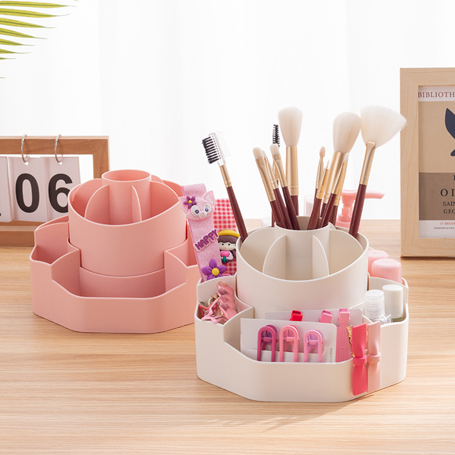 二合一雙旋轉收納盒