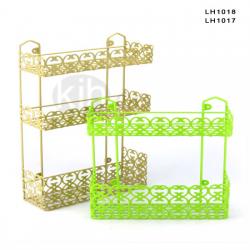 雕花方型二層、三層架