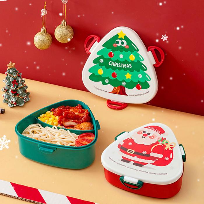 圣誕三角形兒童飯盒