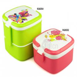 方型手提飯盒、雙層飯