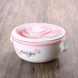 心形小號(hào)便當(dāng)盒 （簡(jiǎn)裝）