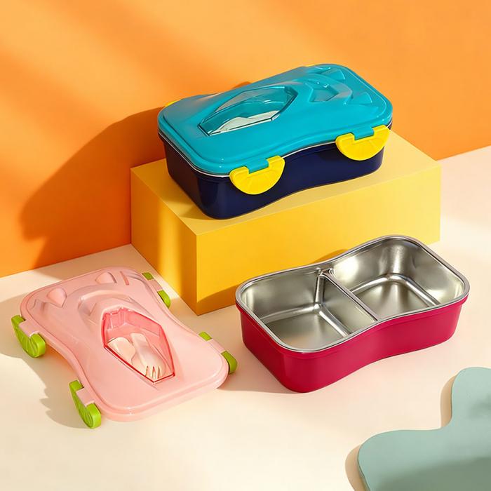 跑車不銹鋼飯盒(800ML